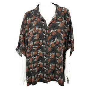 New LuLaRoe Amy Womens 3XL Astronaut American Flag Pockets